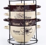 Бульонница набор 4шт 650мл на мет/под 