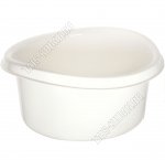 Таз 12л белый, кругл.(d38 h16см) (10) 