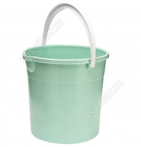 Ведро с носик 10л (d28 h24см) мята (10)