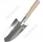 Совок посадочный малый, с дер.ручкой, оцинков. (20)