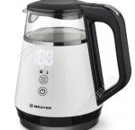 Чайник стекло + пластик 1,0 л 1100Вт сенсорное управление (8)