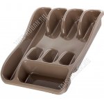 Лоток-вклад д/ст.приб. 5-ти секц, капучино (33х26 h6см) (30)