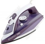 Утюг тефлон.подошв.2200Вт пар 25г/вода 350мл,верт.отпар,сух.глаж,спрей,рег.температуры, ф-я самоочист, фиолет.(10)