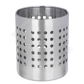 Подставка д/столовых приборов d12 h14см,нержавеющая сталь (6) 