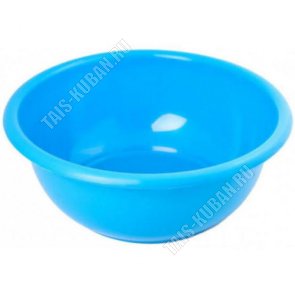 Таз кругл. 12,0л голубой (d36 h11,5см) (20)