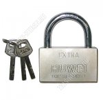 EXTRA Замок навесной 50мм,хром, 3ключа (6)