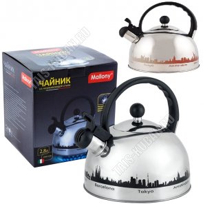 Чайник нерж ТЕРМО 2,8л 