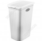 Корзина д/белья 36л с крыш. 