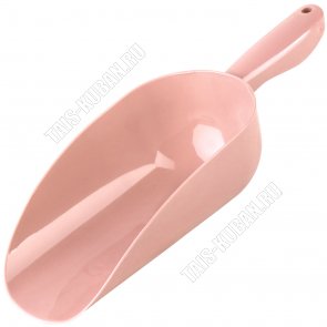 Совок д/сыпуч.продуктов 1л (12х24см) персик (48)