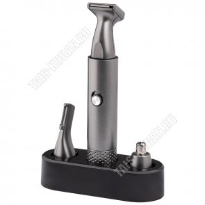 Триммер на подставке для носа,ушей,бороды и бакенбард,бровей,черный (36) 