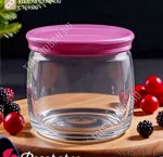 CESNI Банка пласт.крышка 0,5л, кр.зеленая б/уп (6)