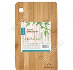 Бамбук Доска разделочная 30х19  толщина 1,5см,отверстие для подвешивания (30) 