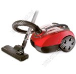 Пылесос 1800Вт мощн.всас.380Вт,пылесбор.2,5л.(мешок),красн/черный