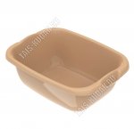 Таз овал 16л бежевый(d49 h17,5см) (20)