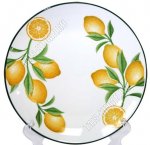Лимоны Тарелка плоская d20см (24)