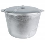 Казан конический 25л d42 h26см с крышкой (5)