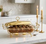 Мармит (стекло) прямоугольный 3,2л 40х20см (12) Bekker