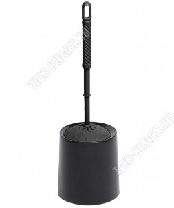Ерш+подставка WC черный (30) 