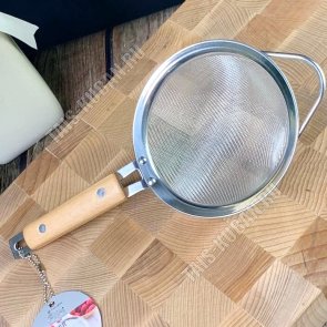 WOOD Сито d12см (двойное плетение) с деревянной ручкой,Lenardi (36) 