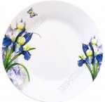 Ирисы Тарелка плоская d19см (36)