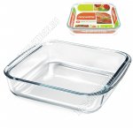 Форма квадратная 0,9л 17х17 h4,5см,с 2-мя ручками (16)