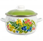 Лесная мелодия Кастрюля белый 3,0л (6)