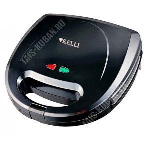 Мультипекарь 1800Вт черн,3в1 (венские вафли, гриль, орешница) (4) 