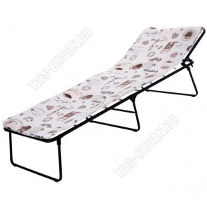 Раскладушка до 120кг, мягкое основание ложе ТЕНТ/полипропилен (197х73см) 