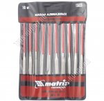 Н-р надфилей алмазных 10шт 140х70х3мм