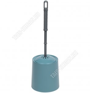 Ерш+подст WC кругл.(d12 h38см) бирюз/син (30) 