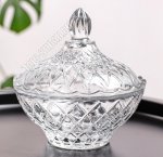 Конфетница с крышкой 0,64л d16 h16см 