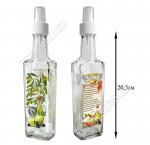 Бутылка для масла 200мл с пластиковым распылителем 