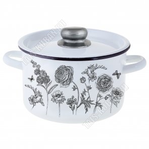 Je t’aime Кастрюля белый (цилиндр) 2,9л (6) 