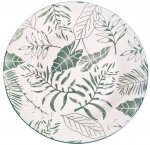 Tropico/Зеленые листья Тарелка плоская d23см (12)