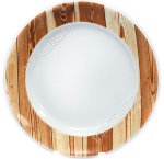 Тарелка плоская d20см FOREST/Дерево б/уп, Добруш