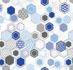 Коврик рулон, шир. 80см, голубой  