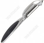 Moderno Овощечистка продольн L17см, хром.сплав цинка, прорезин.ручка (36) 