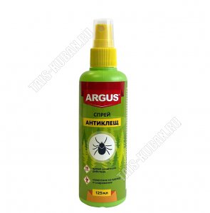 ARGUS Лосьон-спрей 125мл от клещей (42) 