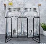 Лимонадница 2шт*4,0л на метал.подставке (4)