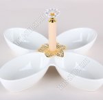 Менажница 4-х секц. 20х20см 