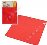 Салфетка микрофибра, 2-х сторон (40х40см) ворс гладк+замша (100)