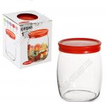 CESNI Банка пласт.крышка 0,94л, кр.красный п/уп (6)