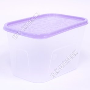 Контейнер сиреневый/прозр, прямоуг 0,7л (45) 