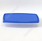 Контейнер синий/прозр, прям 4,9л (36х22 h8см) (16)