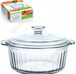 Кастрюля круглая 2,4л d22см с крышкой (8)