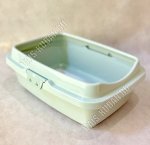 Лоток д/котят,высок.съемн.борт (L37х26,5 h12,5см) ментол, DD (25)