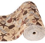 Коврик рулон, шир.65см,беж/коричн 