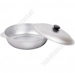 Сковорода-жаровня 4,5л d30 h6см с металлической крышкой (10)