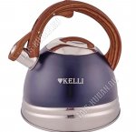 Чайник нерж 3,0л синиий матовый (12)