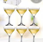 TWIST Бокал для шампанского набор 6шт 305мл, п/у